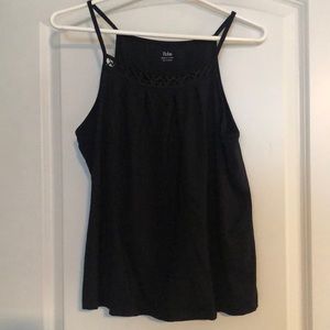 Reba Black Sleeveless Top